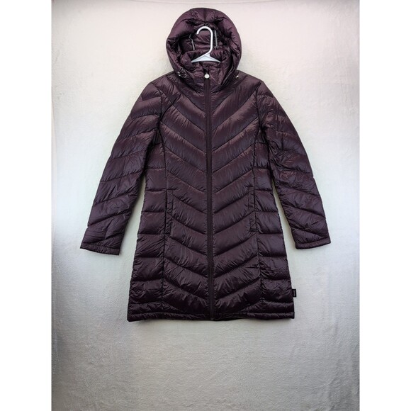 Calvin Klein Packable Lightweight Premium Down Black Plum Women's Jacket Small - Picture 1 of 16